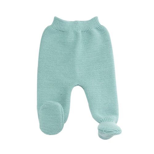 Pantalon En Maille - Layette Naissance Vert