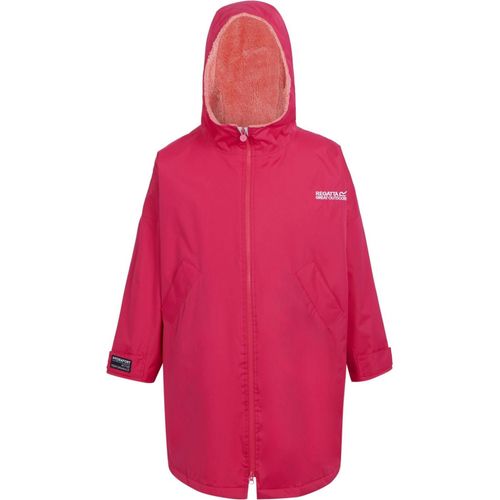 Peignoir À Langer Imperméable Rose Fluo / Rose Coquillage