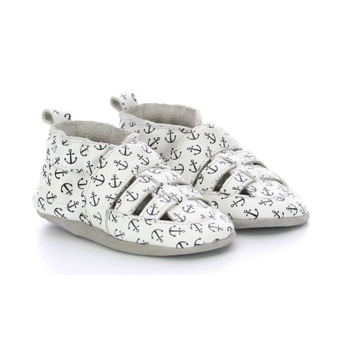 Salomés Bébé Sandiz Blanc Ancre