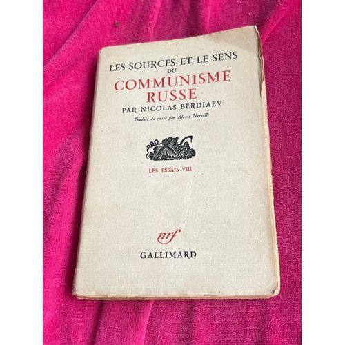 Les Sources Et Le Sens Du Communisme Russe /Berdiaev /1951