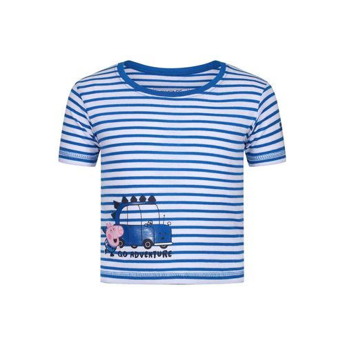 T-Shirt Coton Peppa Pig Bleu Vif / Blanc