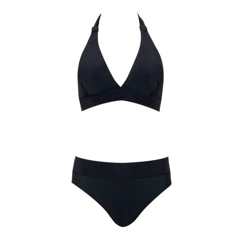 Maillot De Bain 2 Pièces Menstruel Noir