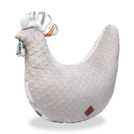 Coussin D'allaitement Poule Safari Gris Clair