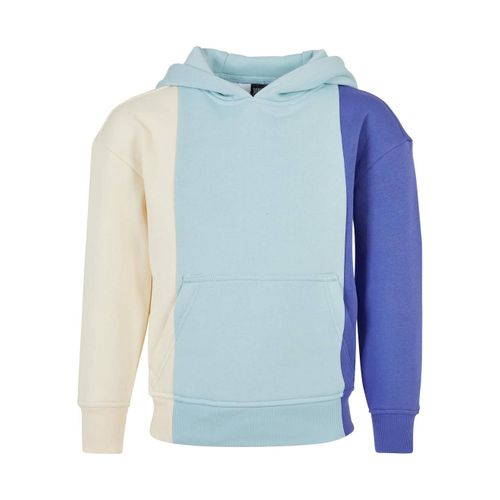 Sweat À Capuche Coton Sable Blanc / Bleu Océan / Ble