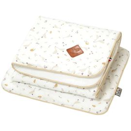 Ensemble Coussin Et Couverture Pour Berceau Et Couffin Sidonia Sidonia, Beige, Écru, Blanc
