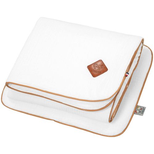 Set Berceau Couverture Et Coussin En Gaze De Coton Jeanne Blanc