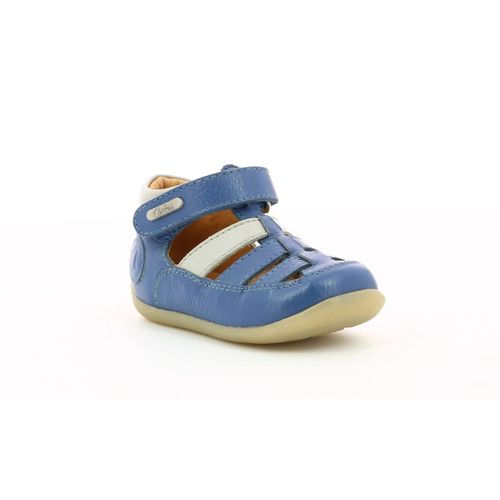 Sandales Bébé Denys Bleu Jean Gris - 18