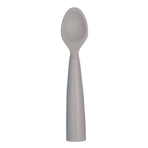 Cuillère Bébé En Silicone Gris