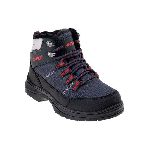 Bottines De Marche Lusari Gris Foncé Noir Rouge