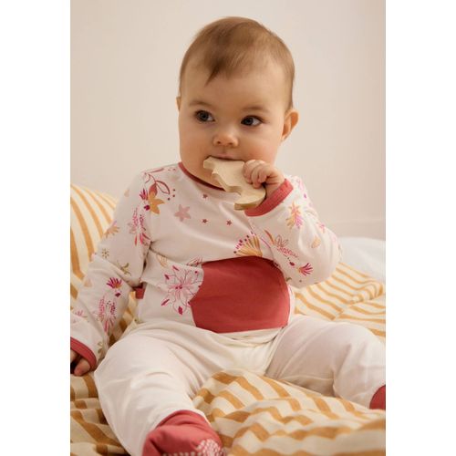 Pyjama Bébé À Pieds Retroussables Fiesta Terracotta