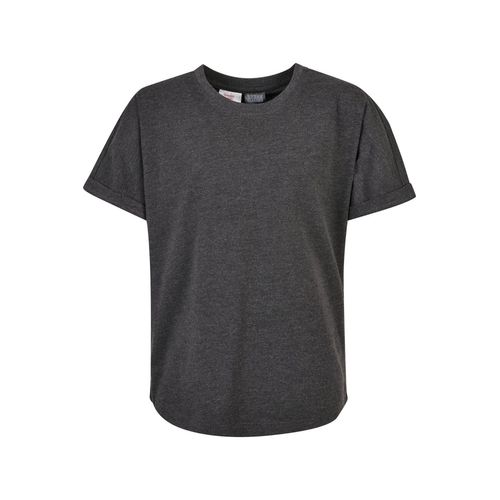 T-Shirts Coton Charbon / Blanc