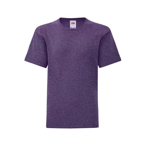 T-Shirt Coton Iconic Violet Chiné