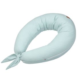 Coussin De Maternité Et D'allaitement + Housse En Gaze De Coton Vert