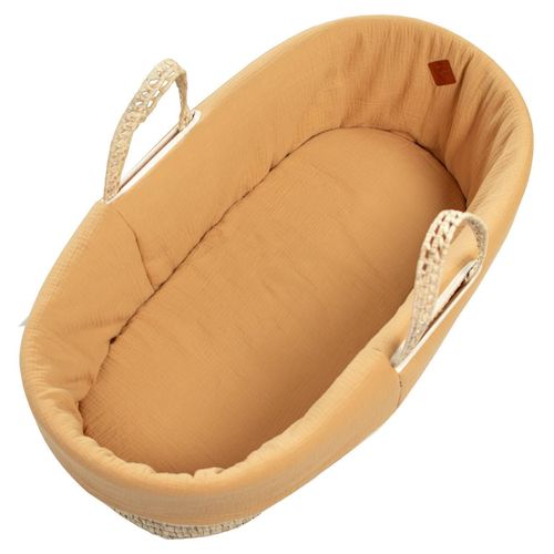 Habillage De Couffin En Gaze De Coton Jeanne Camel