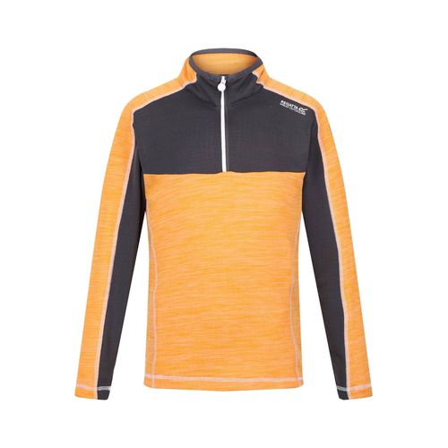 Haut Polaire Polyester Hewley Orange Clair / Gris Phoque