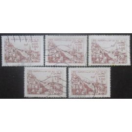 Algerie N°802a X 5 Oblitéré