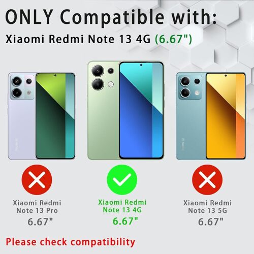 Coque pour Xiaomi Redmi Note 13 4G(Pas pour 5G) avec Cordon, Paillette Étui pour Téléphone avec Lanière, Transparent Silicone Collier Réglable Protection Housse Portable Lanyard Case, Bleu
