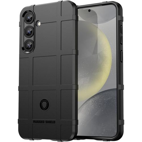 Coque Renforcée 5 Couches Pour Samsung Galaxy S25 Plus ¿ Antichoc 3 Mm, Tpu Premium, Design Tactique À Grille (Noir/Marine/Kaki)