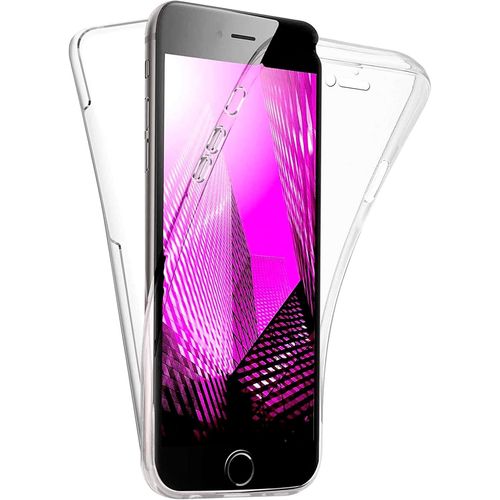 Coque Pour Iphone 7 / Iphone 8 (4,7"") - Transparente 360° Double Face En Tpu Souple + Dos Rigide - Protection Antichoc Intégrale Avant/Arrière/Latérale - Mince Et Légère
