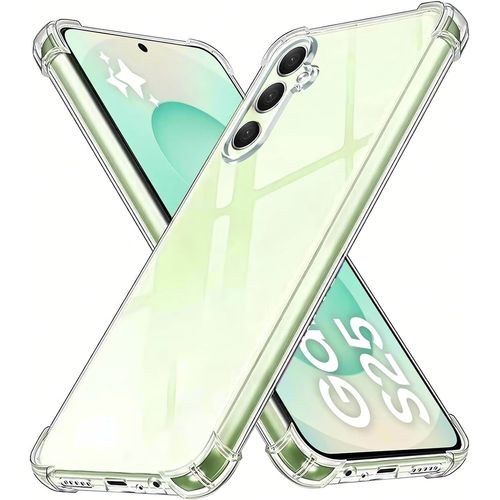 Coque Samsung Galaxy S25 Plus ¿ Bumper Tpu Transparent, Dos Rigide Hd, Anti-Jaunissement, Anti-Rayures, Protection Antichoc