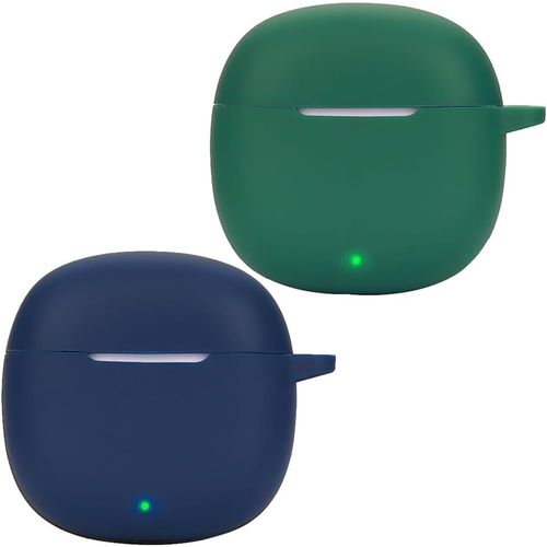 Coque Silicone Antichoc 360° Compatible Honor Earbuds X6 - Protection Résistante, Compatible Charge Sans Fil, Accès Facile Aux Commandes - Noir/Blanc