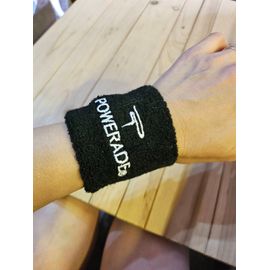 Bracelet Noir Pour Essuyer Transpirer Powerade