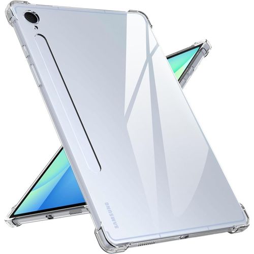 Coque Transparente En Tpu Anti-Jaunissement Pour Samsung Galaxy Tab S10 Fe+ 13,1 Pouces - Protection 360° Avec Airbags Aux Coins, Bords Surélevés, Souple Et Anti-Traces
