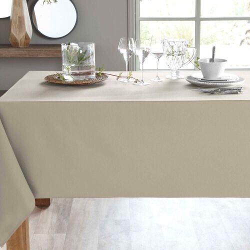Nappe En Coton Beige 150x200cm