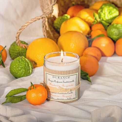Bougie Parfumée Mandarine Bergamote