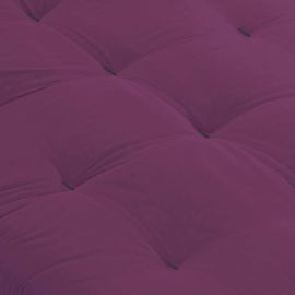 Matelas futon coton traditionnel, 13cm violet 140x190