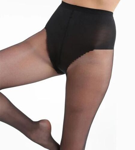 Dim Collant Noir Sublim Ventre Plat 15d