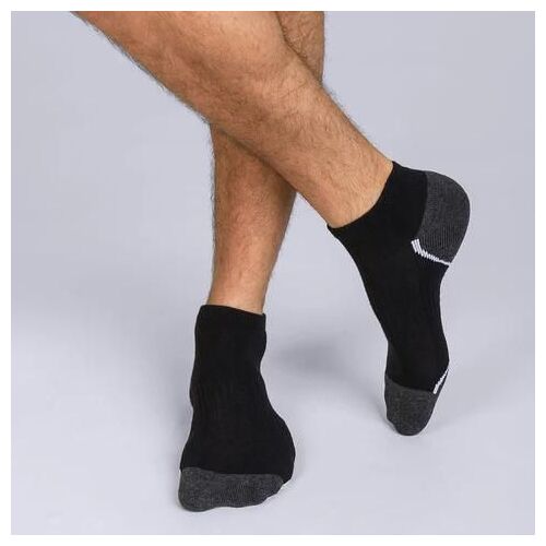 Dim Lot De 3 Socquettes Noires Sport Sneakers Homme Dim Sport