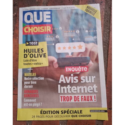 Que Choisir 649 Bis : Avis Sur Internet Trop De Faux !