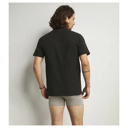 Dim Lot De 2 Tshirts Homme Thermorégulateur En Coton Noir Col V Regul Activ