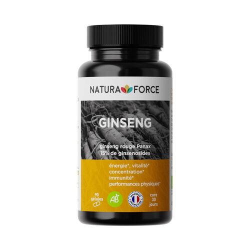 Ginseng 395mg (90 Caps)|Ginseng|Natura Force 