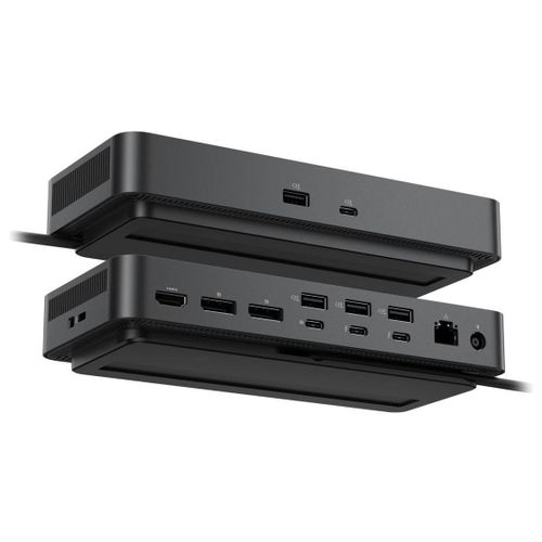 Dell Pro Thunderbolt 5 Smart Dock SD25TB5 - Station d'accueil - Thunderbolt 5 - HDMI, 2 x DP, 2 x Thunderbolt 5, USB-C - 1GbE, 2.5GbE - 330 Watt - BTO - avec 3 ans de service matériel de base...