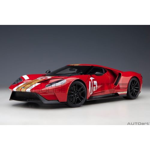 Autoart 1/18 - Ford Gt Heritage Edition Alan Mann Heritage - 2022 72927-Autoart