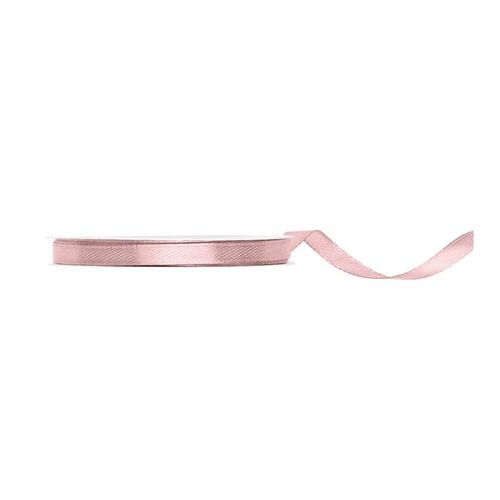 RUBAN SATIN DOUBLE FACE 6MMX25M VIEUX ROSE CLAIR
