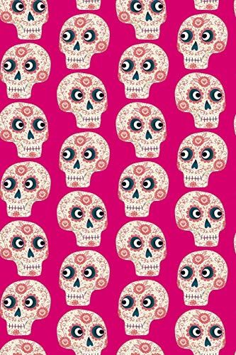 Notes: A Blank Sketchbook With Pink Sugar Skull Cover Art