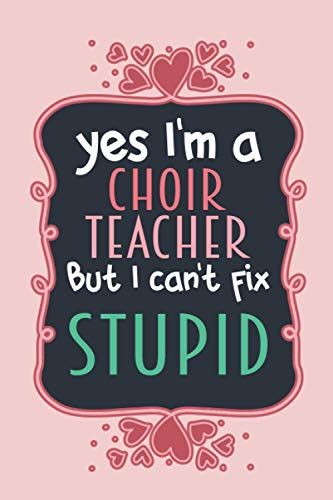 Yes I'm A Choir Teacher: 2021 January To December Planner + Notebook Novelt Christmas Gift For Choir Teacher