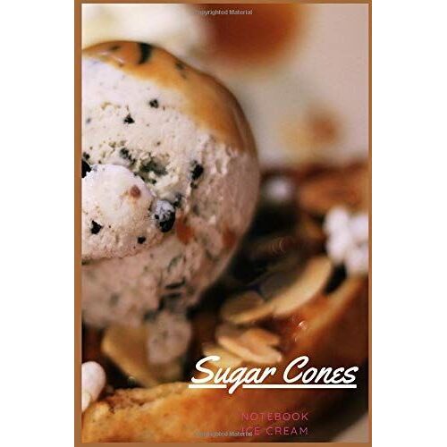 Ice Cream Journal: 100 Page Lined Journal/Notebook (6 X 9" Beautiful Color Large Paperback)