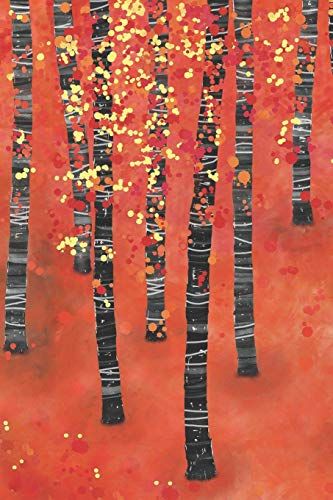 Notes: A Blank Guitar Tab And Music Notebook With Birch Forest Cover Art