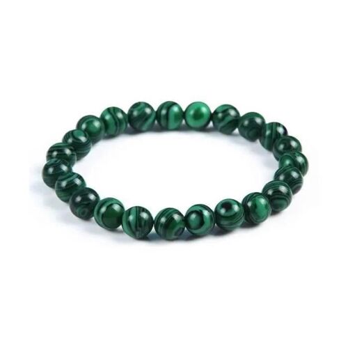 Bracelet Lithothérapie En Malachite - Protection,