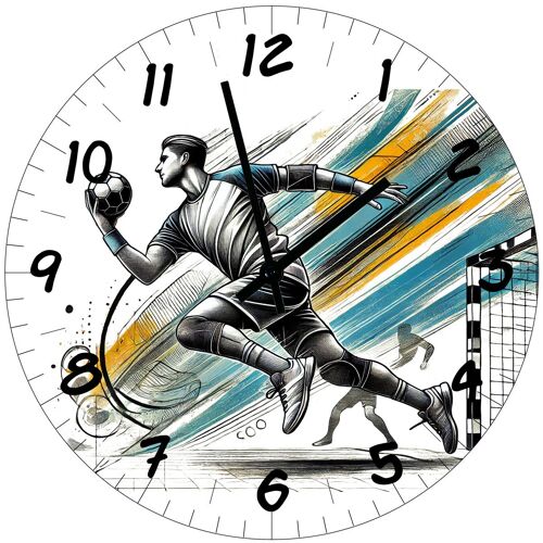 Horloge murale handball 29 cm