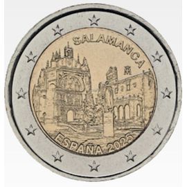 Espagne 2 Euro 2025 - Vieille Ville De Salamanca Unc