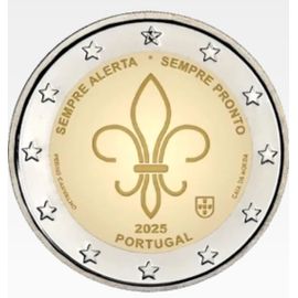 2€ Euros Commémorative Portugal 2025 "Scoutisme"