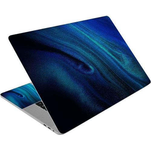 Autocollant En Vinyle Réutilisable Pour Ordinateurs Portables 12,1-15,6"",Décoratif,Résistant À L'Eau Et Aux Rayures,Pour 13,3"" 14"" 15"" Pc Portable Et Netbook (028 Sable Mouvant Bleu)