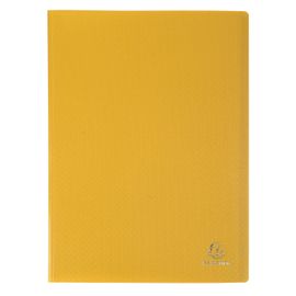 Exacompta Protège-Documents En Polypropylène Souple Opak 120 Vues - A4 - Jaune