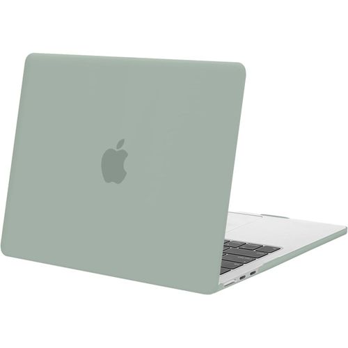 Compatible Avec Macbook Air 13 Pouces Coque M4 M3 M2 2025-2022 Touch Id Liquid Retina De 13,6 Pouces, Coque Protection Rigide Pour Mac Air M4 M3 M2 13 A3240 A3113 A2681,Vert Antique