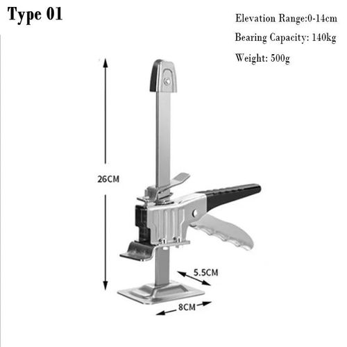 Lève-Panneau D'Armoire,Bras Permettant D'Économiser Du Travail,Outil D'Ascenseur,Ajusteur De Hauteur De Carrelage,Outil De Levage Manuel,Panneau De Porte,Levage De Cloisons S.Type 01
